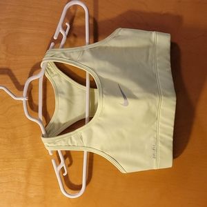 Nike All Neon Yellow Sports Bra